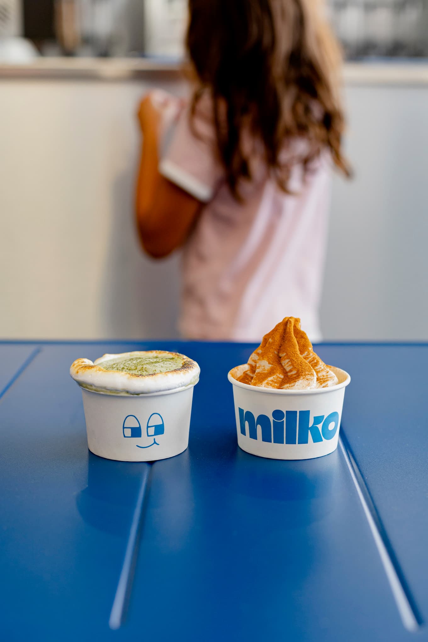 Especial Berrymatcha de MILKO: vainilla con matcha orgánico y frambuesa
